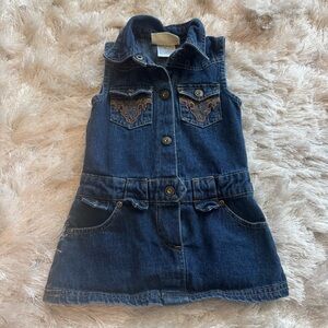 100% Cotton Carters Vintage Watch the Wear Western Denim Overalls Cowgirl Rodeo